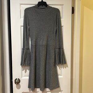 Design History | Dresses | Design History Sleeveless Navy Blue Striped Stretch Knit Dress Medium
